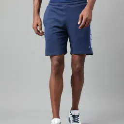 ALCIS Soft-Touch Navy Slim Fit Sports Shorts-picture-32
