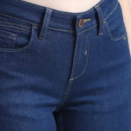 Only Dark Blue CottonMid Rise Jeans image 5