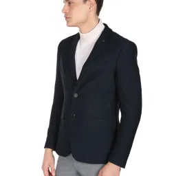 Arrow Navy Slim Fit Blazer image 3