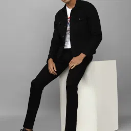 Allen Solly Black Slim Fit Lightly Washed Jeans image 5