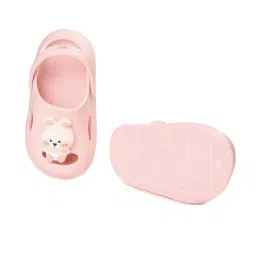 Fame Forever by Lifestyle Kids Pink Back Strap Clogs image 5