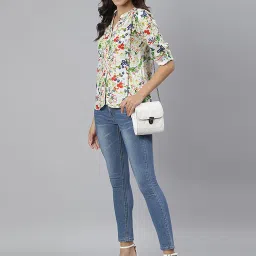 Cation White Printed Shirt image 5