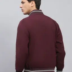 Monte Carlo Wine Regular Fit Striped Bomber Jacket image 2