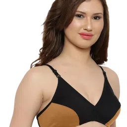 Samvar Orange Cotton Non-Wired Non Padded Minimizer Bra image 2