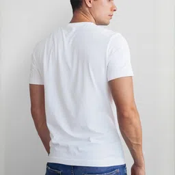 Seekbuylove Men Typography Printed Round neck Short Sleeves Bio Finish Cotton T-shirt image 2