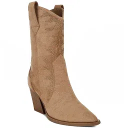 Rag & Co Women's Camel Casual Booties image 2