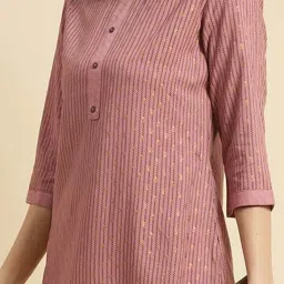 Rangita Pink Printed Straight Kurti image 5