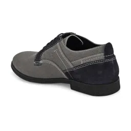 Carlo Romano Men's Grey Derby Shoes image 5