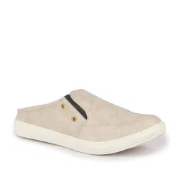 Fausto Men's Cream Mule Shoes image 2
