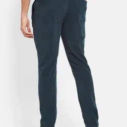 Octave Navy Blue Regular Fit Trackpants image 2