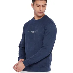 Cantabil Indigo Melange Regular Fit Sweatshirt image 3