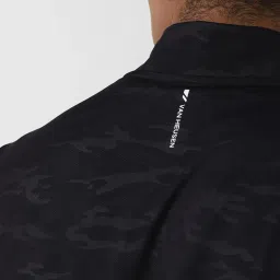 Van Heusen Flex Black Cotton Regular Fit Camouflage Jacket image 5