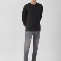 Peter England Jeans Black Slim Fit Sweatshirt image 5
