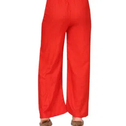 Aarika Kids Red Solid Palazzos image 2