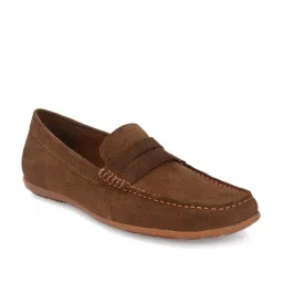 Carlo Romano Men's Tan Casual Loafers image 2