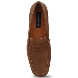 Carlo Romano Men's Tan Casual Loafers image 3