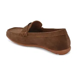 Carlo Romano Men's Tan Casual Loafers image 5