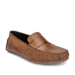 Carlo Romano Men's Tan Casual Loafers image 2