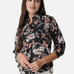 Cation Black Printed Shirt image 1