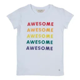 Gini & Jony Kids White Cotton Printed Top-picture-30