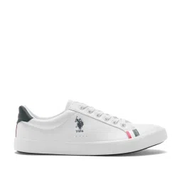 U.S. Polo Assn. Men's White Casual Sneakers image 2