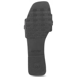 Metro Women's Black Casual Sandals image 4