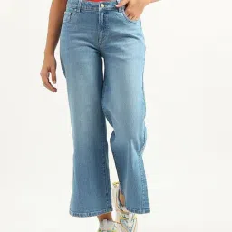 United Colors of Benetton Blue Cotton Mid Rise Jeans-picture-29