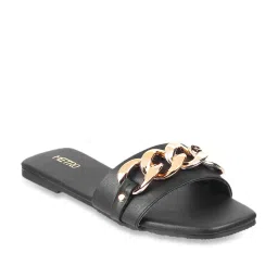 Metro Women's Black Casual Sandals image 2