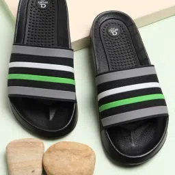 Carlton London Men's Black Slides-image-44