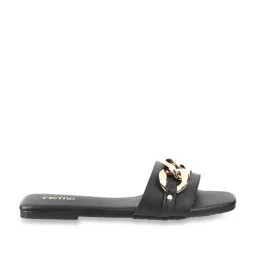 Metro Women's Black Casual Sandals image 1