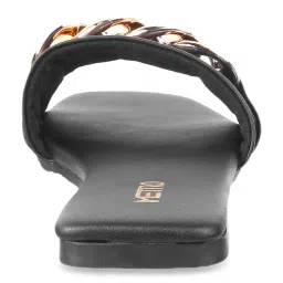 Metro Women's Black Casual Sandals image 5