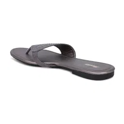 Bata Women's Grey Thong Sandals image 5