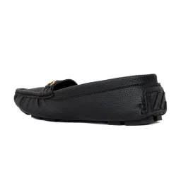Khadim Women's Black Casual Loafers image 5