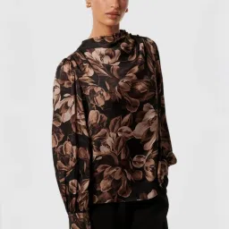 Forever New Nancy Petite Drape Neck Blouse image 2