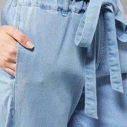 DOLCE CRUDO Blue Regular Fit Jeans image 5