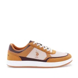 U.S. Polo Assn. Men's Tan Casual Sneakers image 2