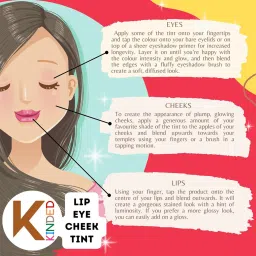 KINDED Lip Eye Cheek Tint Sangria Orange - 9 ml image 4