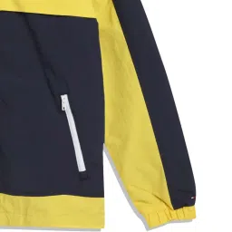 Tommy Hilfiger Kids Star Fruit Yellow & Twilight Navy Color Block Full Sleeves Jacket image 5