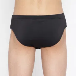 La Intimo Black & Yellow Comfort Fit Briefs - Pack Of 2 image 2