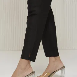 Artagai Jet Set Elevated Basics Slim Pants with Side Slit and Buttons image 5