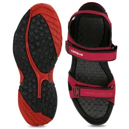 Campus Men's Maroon Floater Sandals image 3