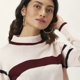 Honey by Pantaloons Pink Printed Sweater image 5