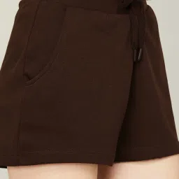 Ginger by Lifestyle Brown Mid Rise Shorts image 5