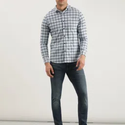 Lee Travis Dark Blue Slim Fit Lightly Washed Jeans image 5