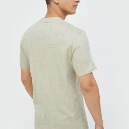 Fame Forever By Lifestyle Beige Regular Fit Printed T-Shirt image 2