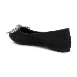 London Rag Women's Black Ballerinas image 5