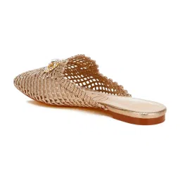 London Rag Women's Rose Gold Mule Shoes image 5