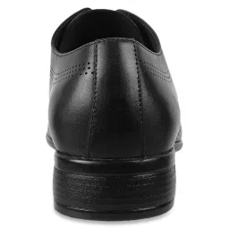 Metro Men's Black Brogue Shoes image 5