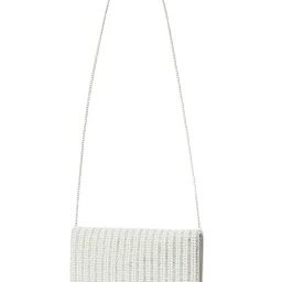 Forever New Grey Embellished Small Molly Panel Clutch image 2