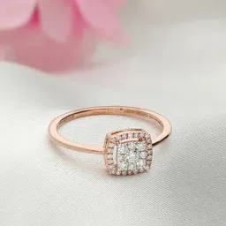 Malabar Gold and Diamonds 18k Rose Gold Diamond Cocktail Ring for Women-picture-26